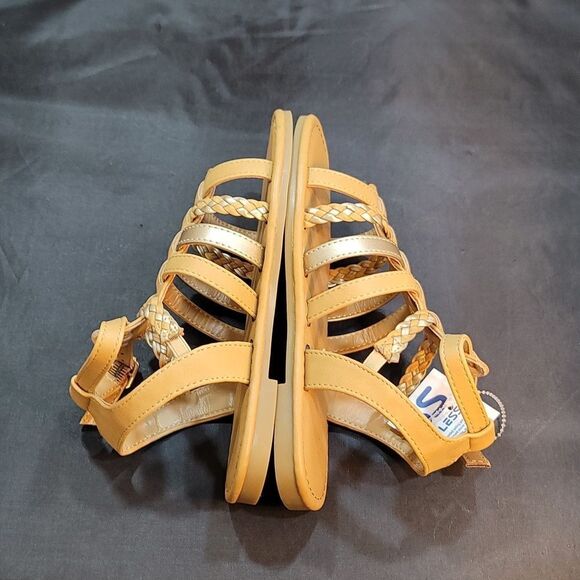 BRAND NEW SUGAR ANCIENT GREEK STYLE LEATHER Sandals ROMAN HANDMADE TODDLE SANDAL - Picture 6 of 14